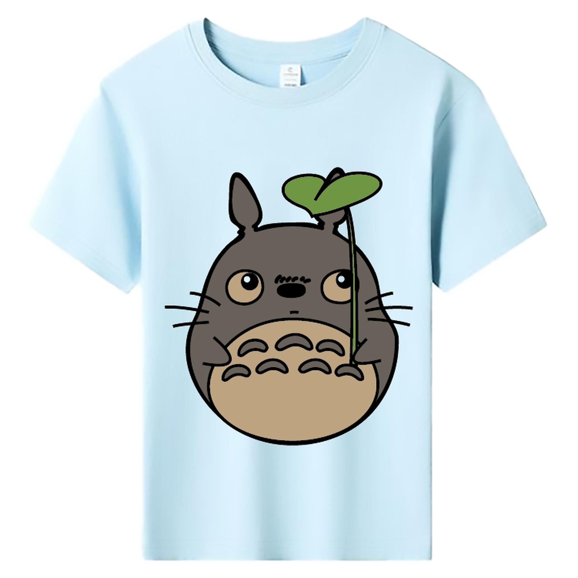 （画像用） となりのトトロ 草壁メイ 草壁サツキ My Neighbor Totoro Satsuki Kusakabe Mei Kusakabe 綿100％キッズTシャツ（フロントプリント）